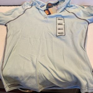NWT & Vintage Route 66 Pale Blue Long Sleeve T-shirt